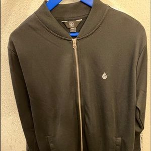 Men’s Black Volcom track jacket